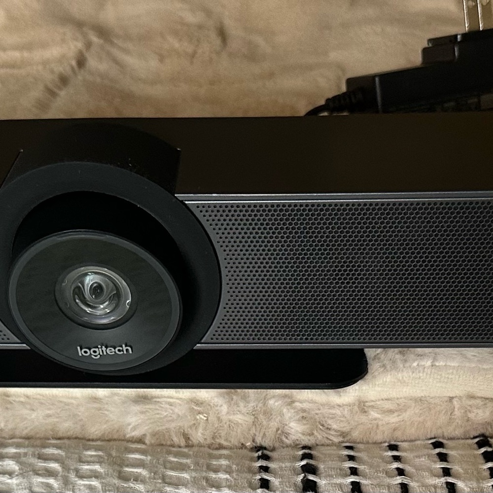 Logitech Black Webcam with Speaker System